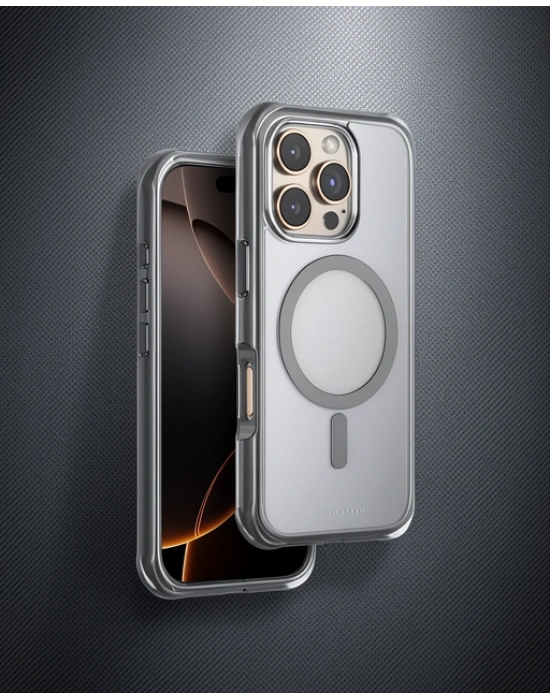 Onegif Apple İphone 16 Pro Hulk Magsafe Kapak - Titan Gri
