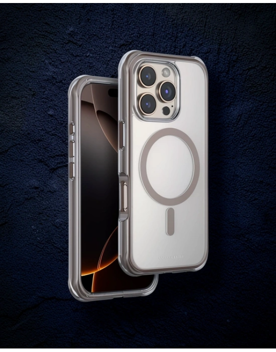 Onegif Apple İphone 16 Pro Max Hulk Magsafe Kapak - Çöl Titanyum