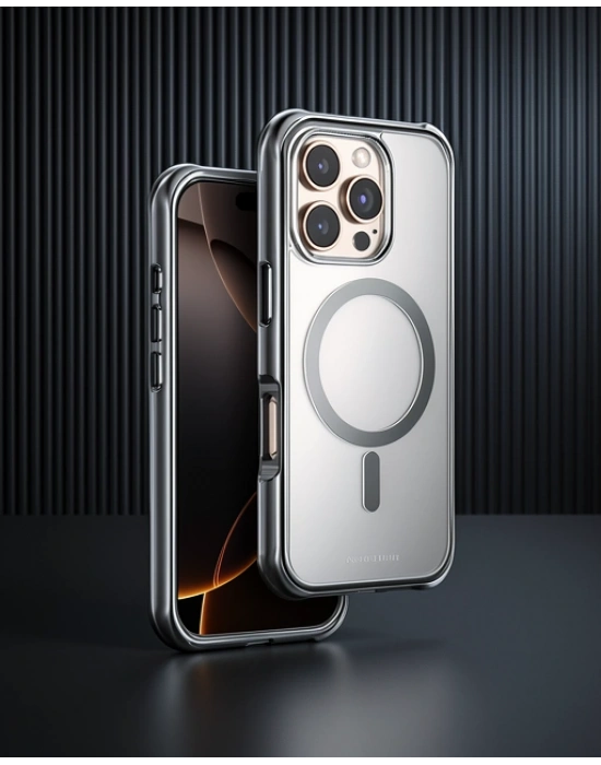 Onegif Apple İphone 16 Pro Max Hulk Magsafe Kapak - Siyah