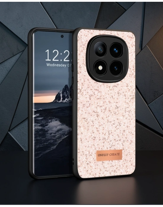 Onegif Xiaomi Redmi Note 14 Pro 4g Bright Simli Kapak - Pembe