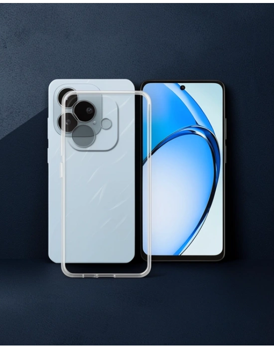 Oppo A3 Kılıf Lüx Şeffaf Silikon