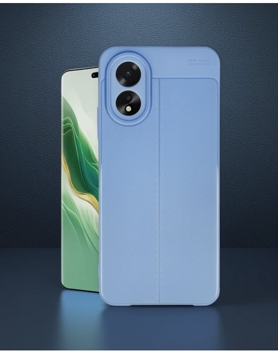Oppo A38 Kılıf Auto Focus Kapak - Mavi