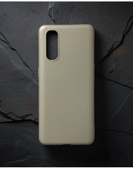 Oppo Find X2 Kılıf First Silikon - Gold