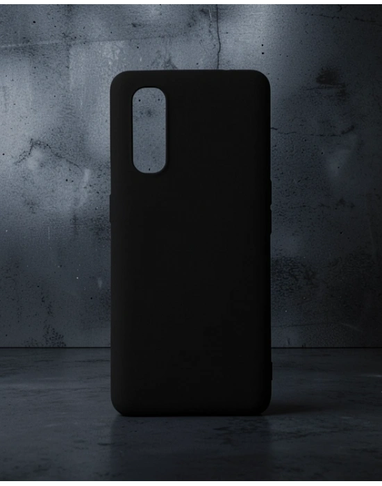 Oppo Find X2 Kılıf First Silikon - Siyah
