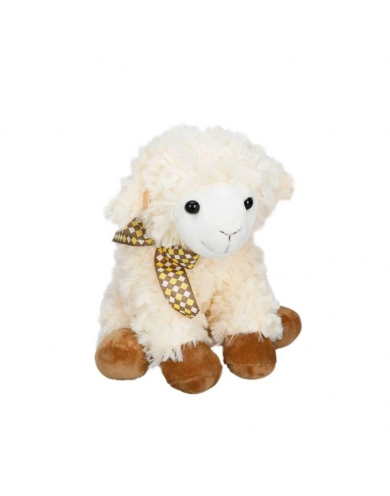 Oturan Peluş Kuzu 24 cm