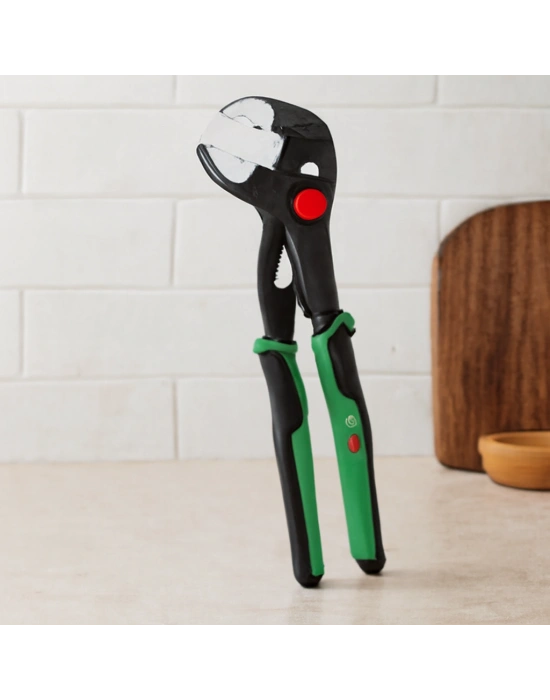 Papağan Pense 250 mm (0-46 mm Ağız, Ergonomik Sap)