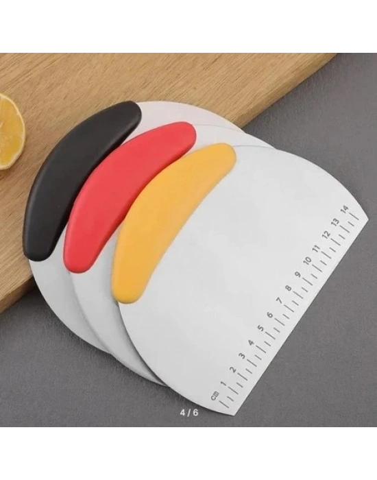 Paslanmaz Çelik Hamur Kesme ve Şekillendirme Spatulası