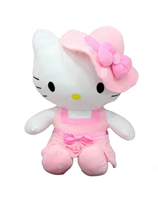 Peluş Hello Kitty Elbiseli Şapkalı 36 cm