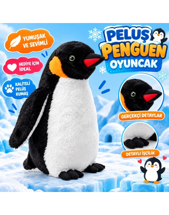 Peluş Penguen Oyuncak