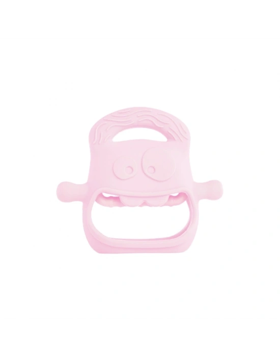 Pembe Bebek Silikon Diş Kaşıyıcı