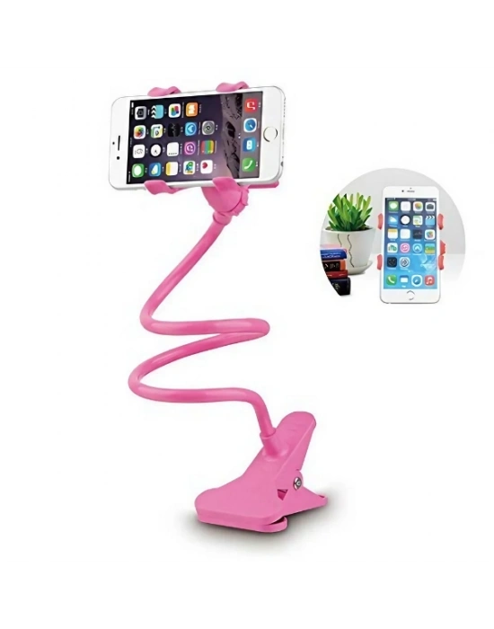 Pembe Renk Akrobat Telefon Tutucu Oynar Başlıklı