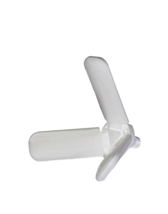 Pervane Model 3 Kollu Beyaz LED Ampul E27 24W
