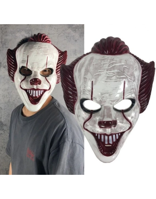 Plastik Joker Maskesi Killer Palyaço Maskesi