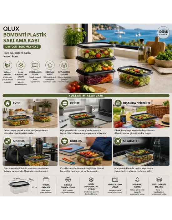 Plastik Saklama Kabı