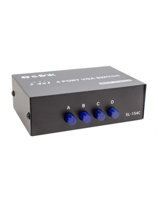 PM-20014 4 Port VGA Switch Manuel Geçiş Kutusu