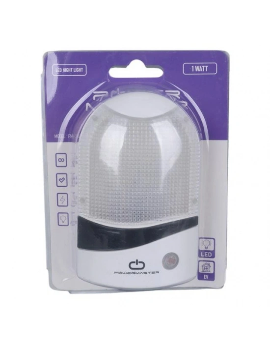 PM-34096 1 Watt Ledli Fotoselli Sensörlü Gece Lambası