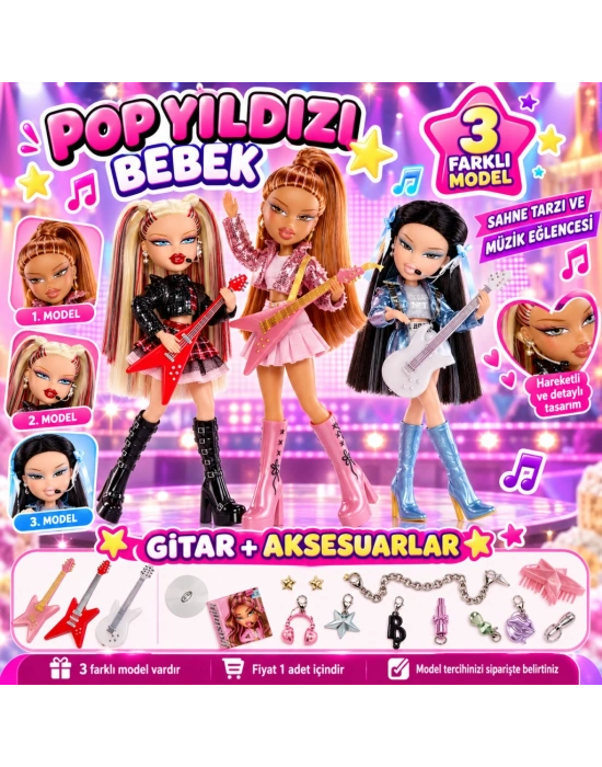 Pop Yıldızları Serisi Bebekleri