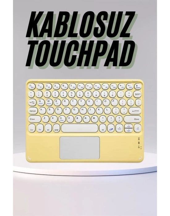 Profesyonel Wifi Q Klavye Bluetooth Klavye Touchpad 10.8 Inç Yeni Nesil
