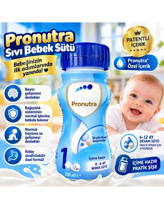 Pronutra Sıvı Bebek Sütü No1 200 ml