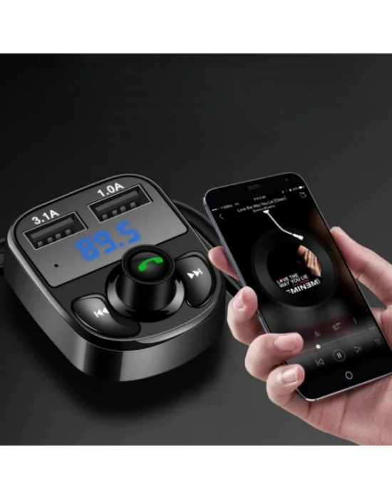 QC 3.1A USB &amp; PD /TF FM Transmitter