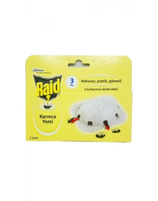 Raid 2 Parça Karınca Yemi