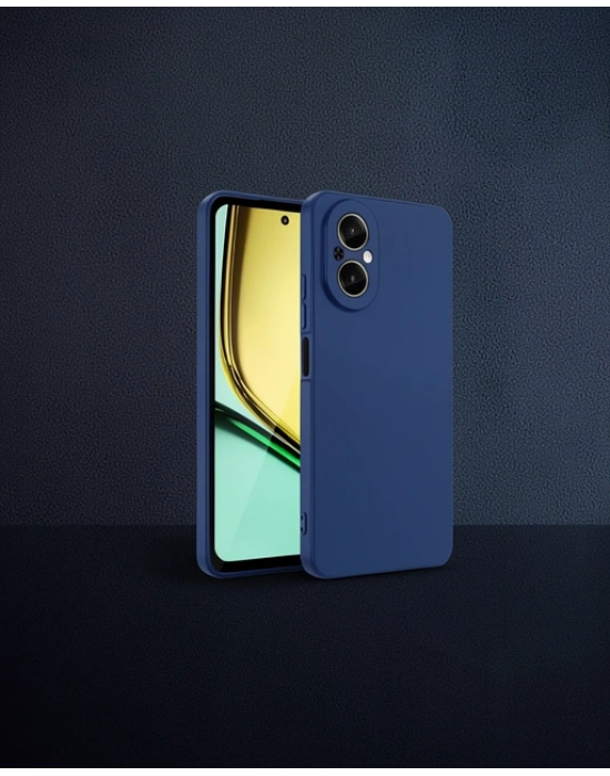 Realme 12 Lite Kılıf First Silikon - Lacivert
