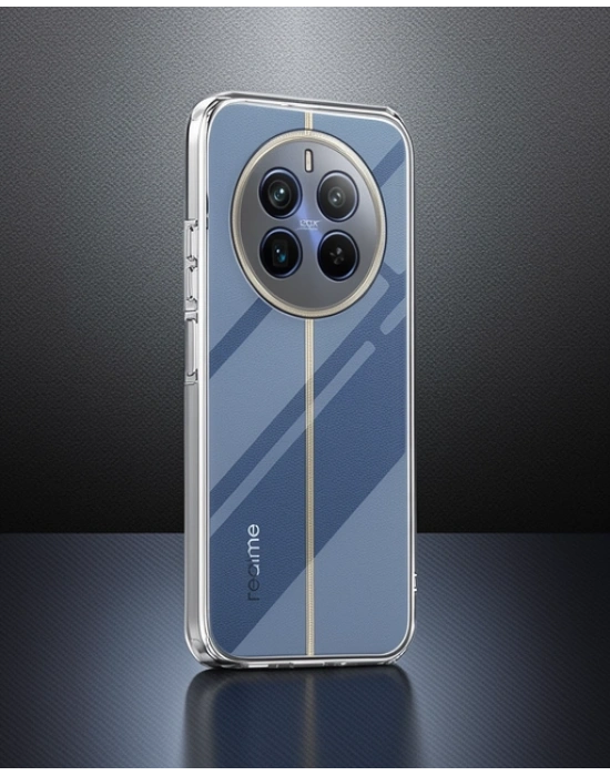Realme 12 Pro Plus Kılıf Lüx Şeffaf Silikon
