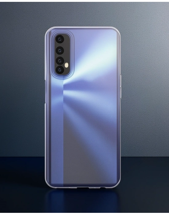 Realme 7 Kılıf Lüx Şeffaf Silikon
