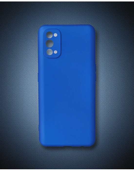 Realme 7 Pro Kılıf First Silikon - Mavi