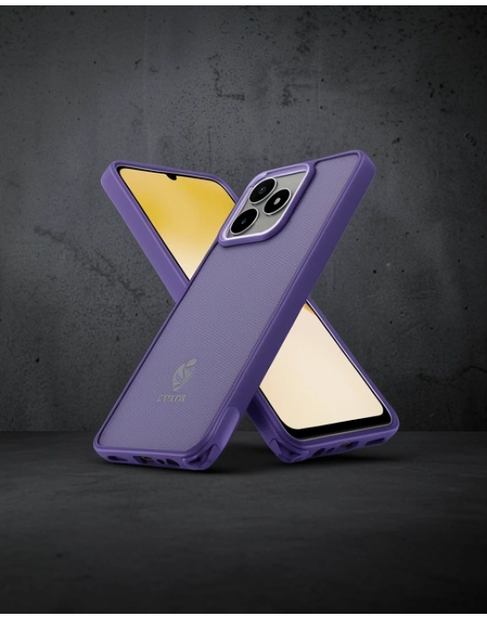 Realme C53 Kılıf Elegant Kapak - Derin Mor