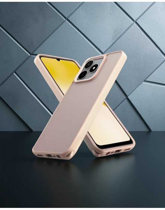 Realme C53 Kılıf Elegant Kapak - Pudra