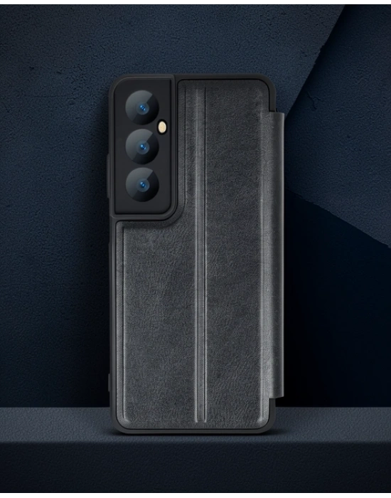 Realme C65 Kılıf Flip Cover - Siyah