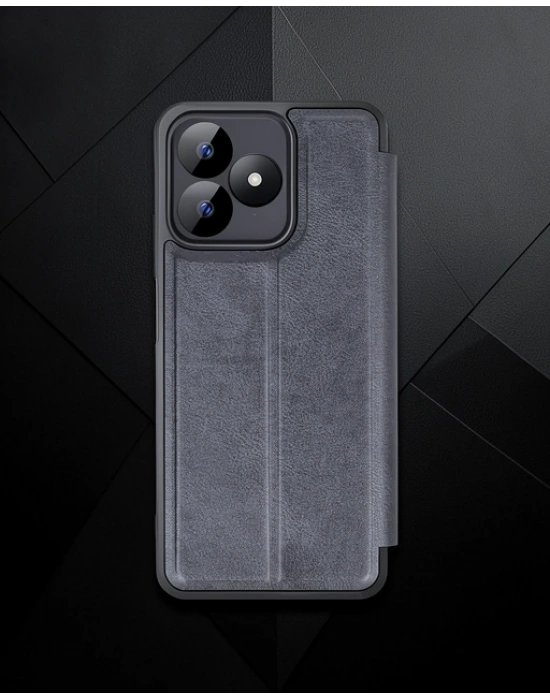Realme Note 50 4g Kılıf Flip Cover - Siyah