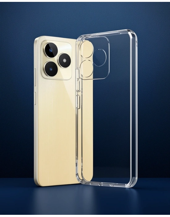Realme Note 50 4g Kılıf Lüx Şeffaf Silikon