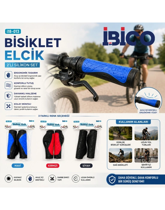 Renkli Silikon Bisiklet Elcik