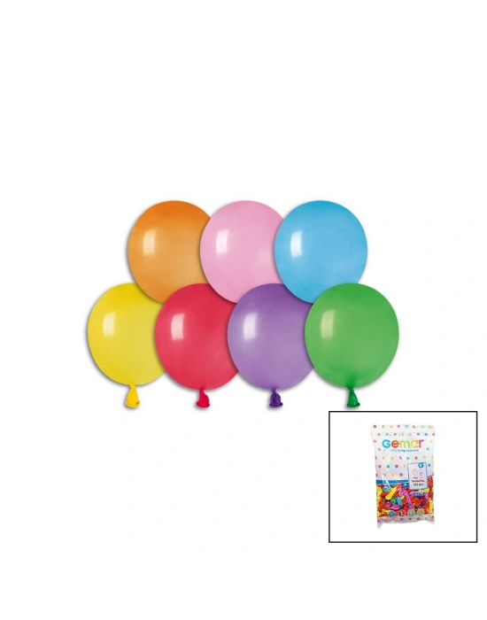 Renkli Su Balon 3 İnç - 8CM - 500PCS