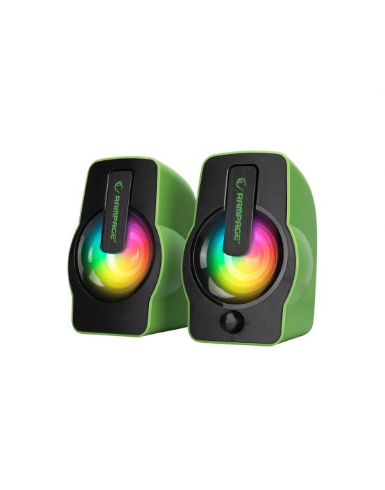 RGB Işıklı USB 2.0 1+1 Multimedya Hoparlör Seti