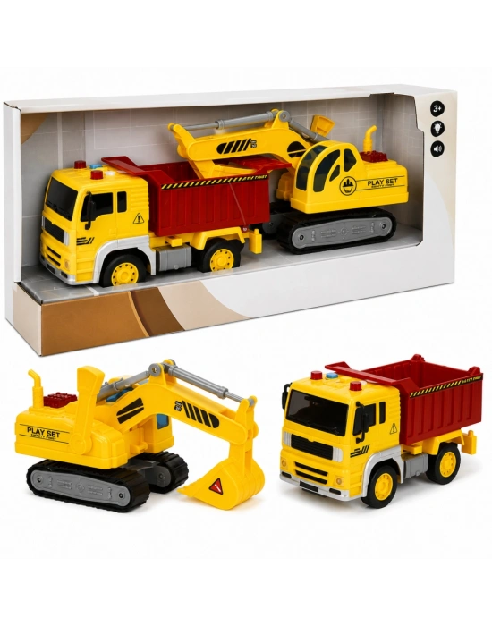 S00001999 1/20 İnşaat Araçları 2Lİ Ses/ışık