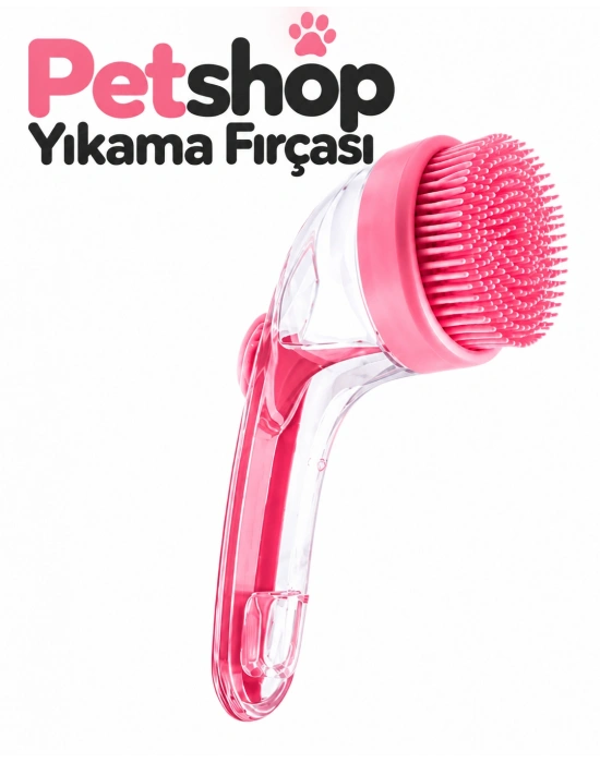 Şampuan Hazneli Silikon Pet Yıkama