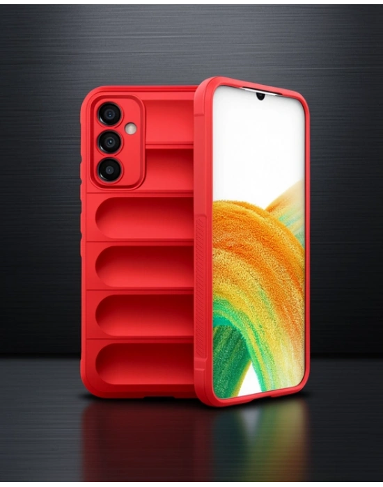 Samsung A36 Kılıf Optimum Silikon - Kırmızı