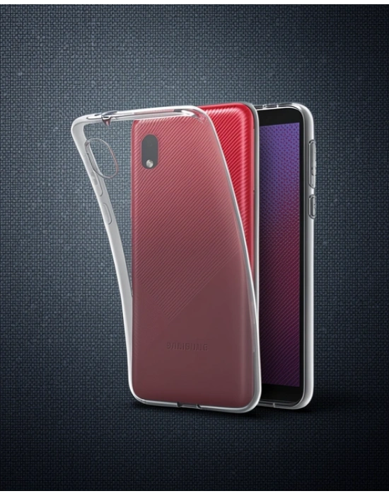 Samsung Galaxy A01 Core Kılıf Lüx Şeffaf Silikon