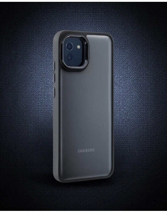 Samsung Galaxy A03 Kılıf Dora Kapak - Siyah