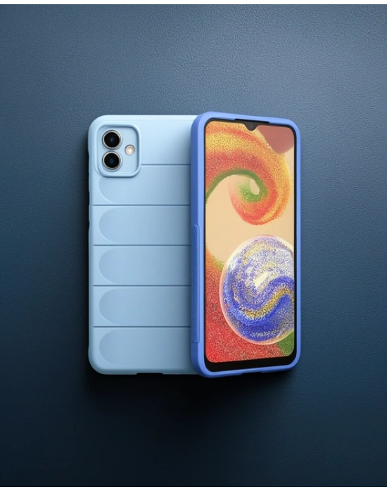 Samsung Galaxy A04 Kılıf Optimum Silikon - Sky Blue