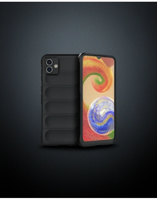 Samsung Galaxy A04e Kılıf Optimum Silikon - Siyah