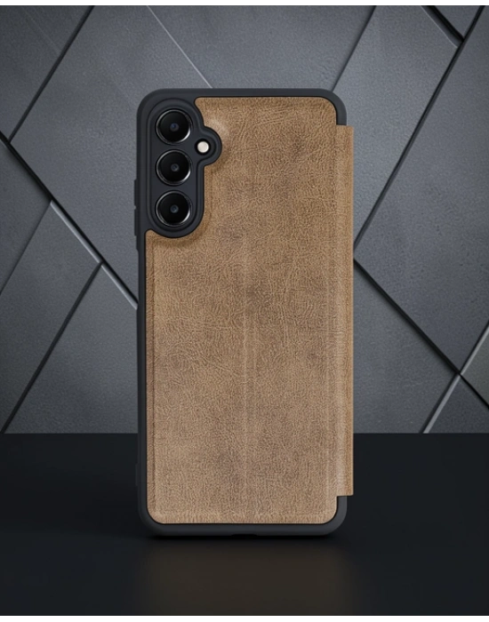 Samsung Galaxy A05s Kılıf Flip Cover - Taba