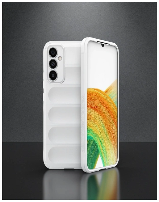 Samsung Galaxy A05s Kılıf Optimum Silikon - Krem