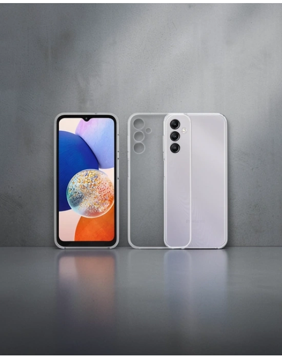 Samsung Galaxy A14 4g Kılıf Lüx Şeffaf Silikon