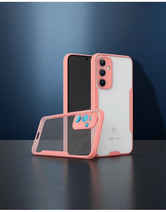 Samsung Galaxy A24 4g Kılıf Platin Silikon - Pembe