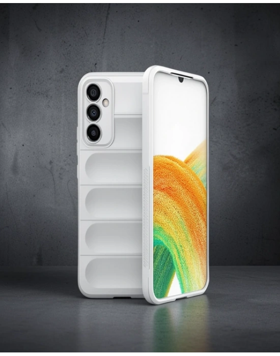 Samsung Galaxy A25 5g Kılıf Optimum Silikon - Krem