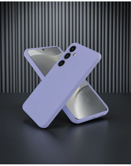Samsung Galaxy A26 Kılıf First Silikon - Lila